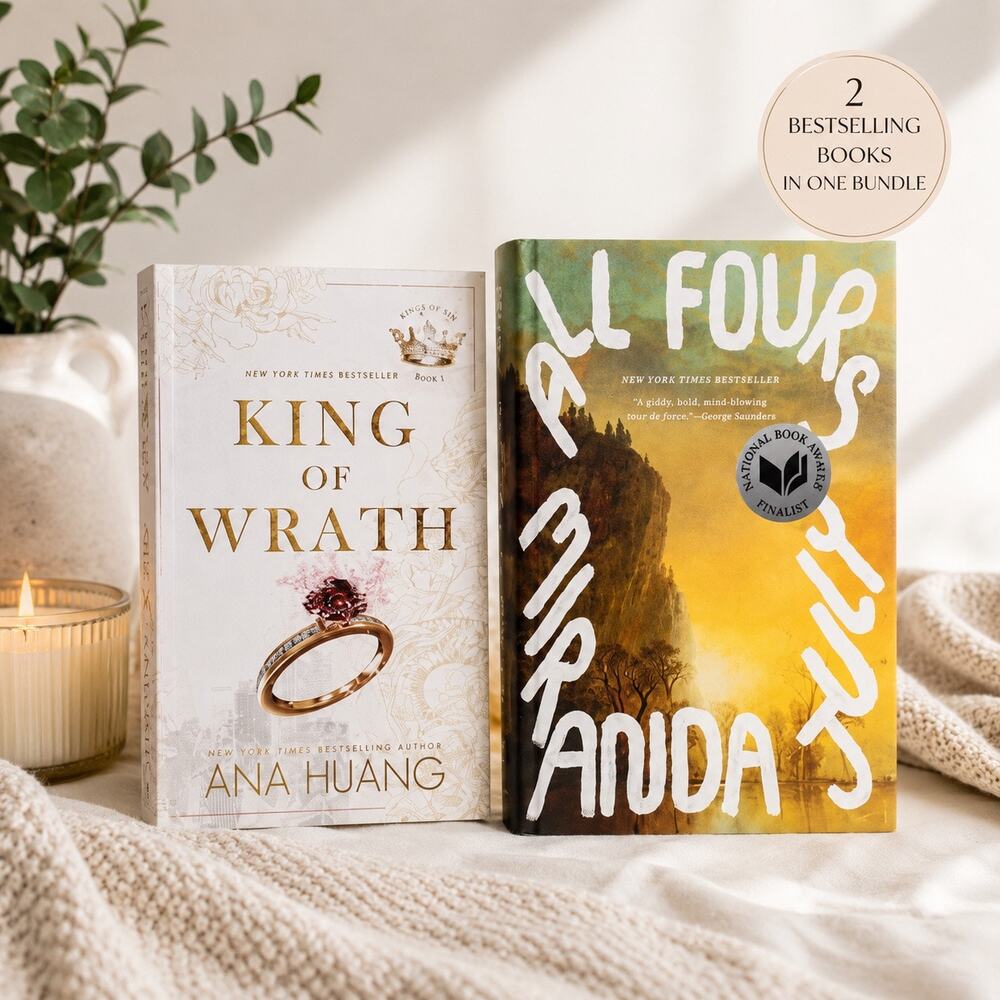 BookTok Bundle King of Wrath Ana Huang & All Fours Miranda July Romance Books